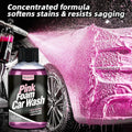 Pink Snow Foam Car Shampoo – Wash & Wax Concentrate