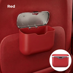 Car Trash Can with Lid – Hanging Storage Bin for Car Interior