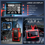 GOOLOO A3 Portable Jump Starter & Air Compressor 3000A