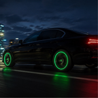 Universal Glow-in-the-Dark Tire Valve Caps