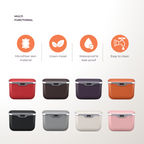 Car Trash Can with Lid – Hanging Storage Bin for Car Interior
