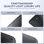 Car Sun Visor Organizer – Leather Storage Pocket for Essentials
