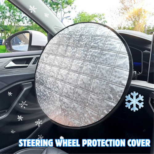 Car Steering Wheel Sun Shade Cover – UV & Heat Protection