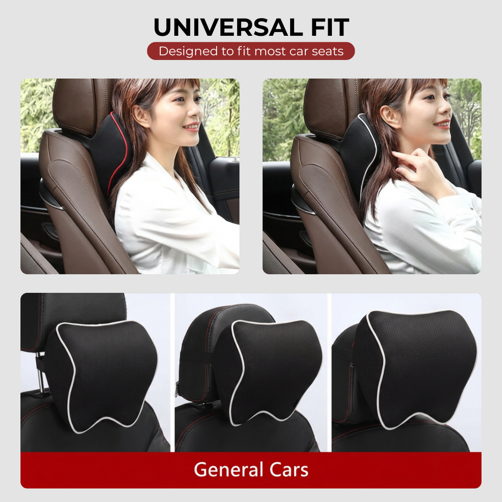 Premium Memory Foam Car Support Cushion
