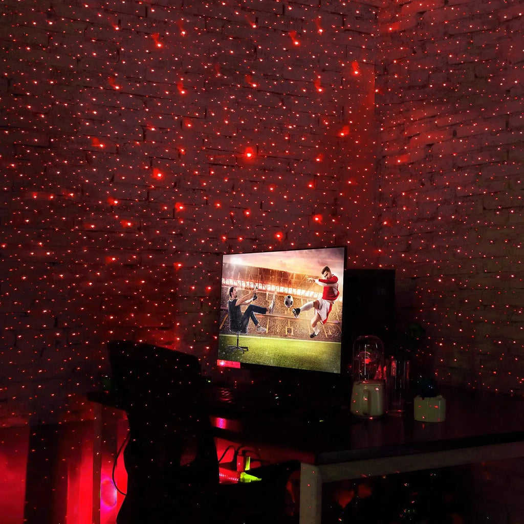Star Projector Roof Light – USB Galaxy Night Ambience