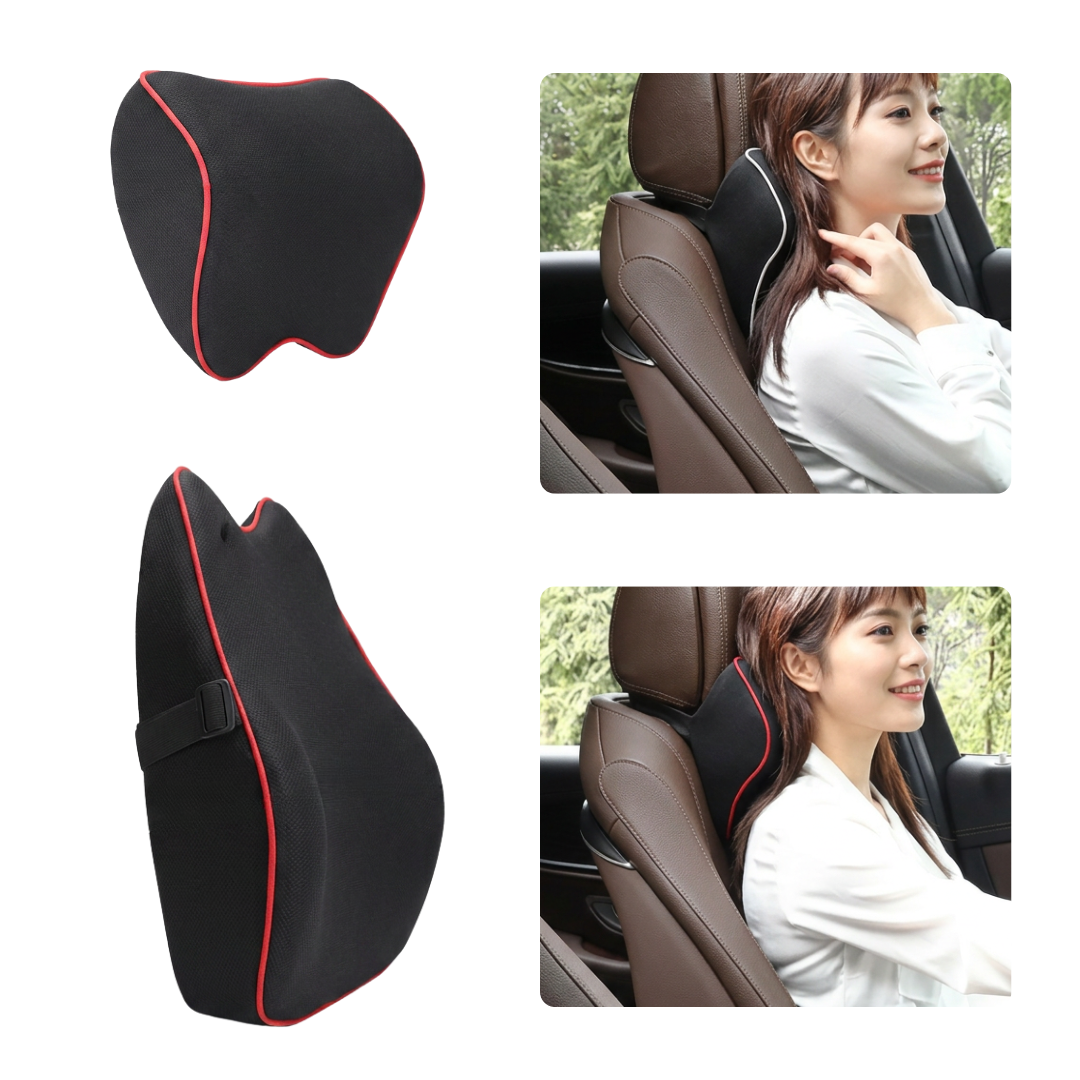 Premium Memory Foam Car Support Cushion