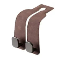 2-in-1 Headrest Hooks – Hidden Hanger with Phone Slot