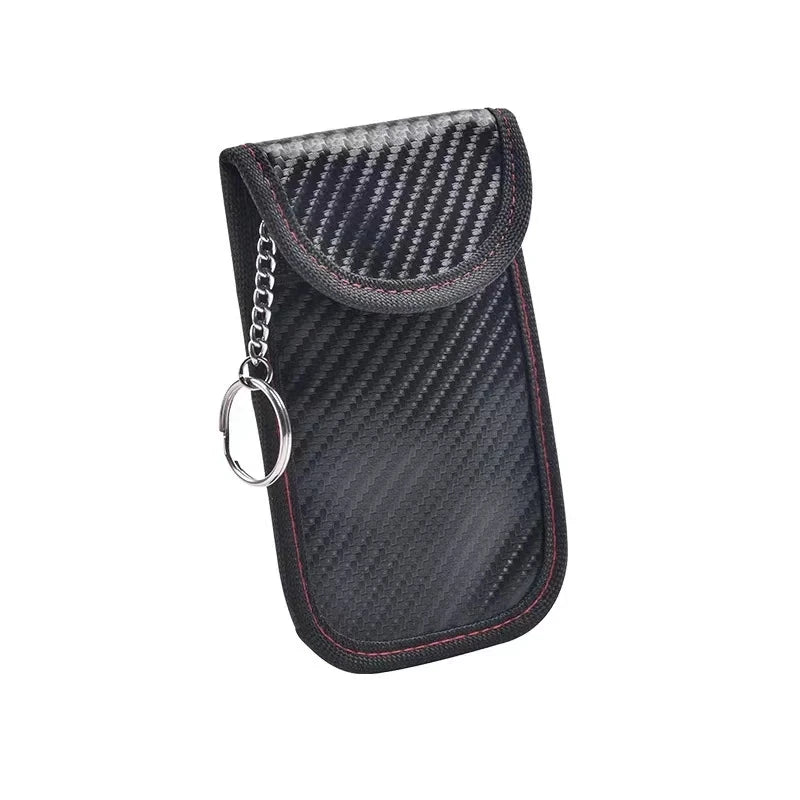 Faraday key fob pouch for keyless entry cars