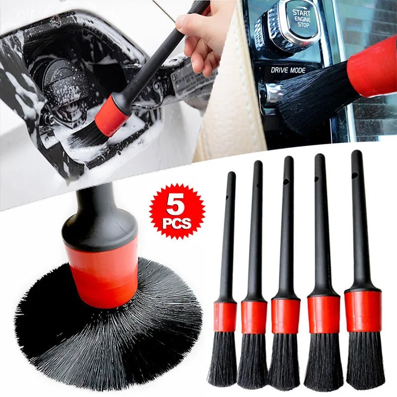 5-Piece Detail Brush Kit – Interior & Exterior Brushes