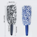 Plush Wheel & Rim Cleaning Brush – Soft Microfiber Tyre Brush