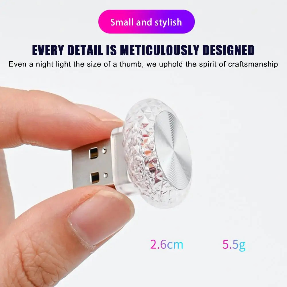 Mini USB LED Ambient Light – Plug-In Interior Glow