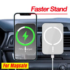Magnetic Car Air Vent GPS Phone Holder Stand Wireless Charger For Magsafe iPhone 17 16 15 14 13 12 Pro Max Cellphone Bracket