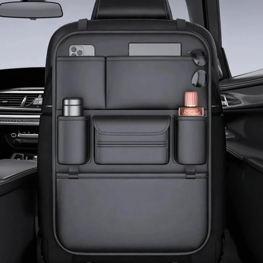 Car Seat Back Organizer – 6-Pocket Waterproof Storage Bag