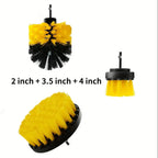7-Piece Drill Brush Set – Power Scrubber Kit for Carpets, Mats & Upholstery