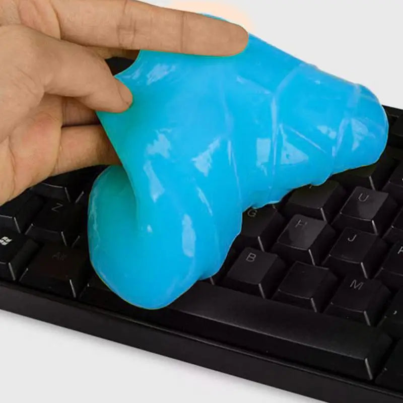 Car Cleaning Gel – Reusable Dust Putty for Vents, Consoles & Keyboards