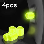 Universal Glow-in-the-Dark Tire Valve Caps