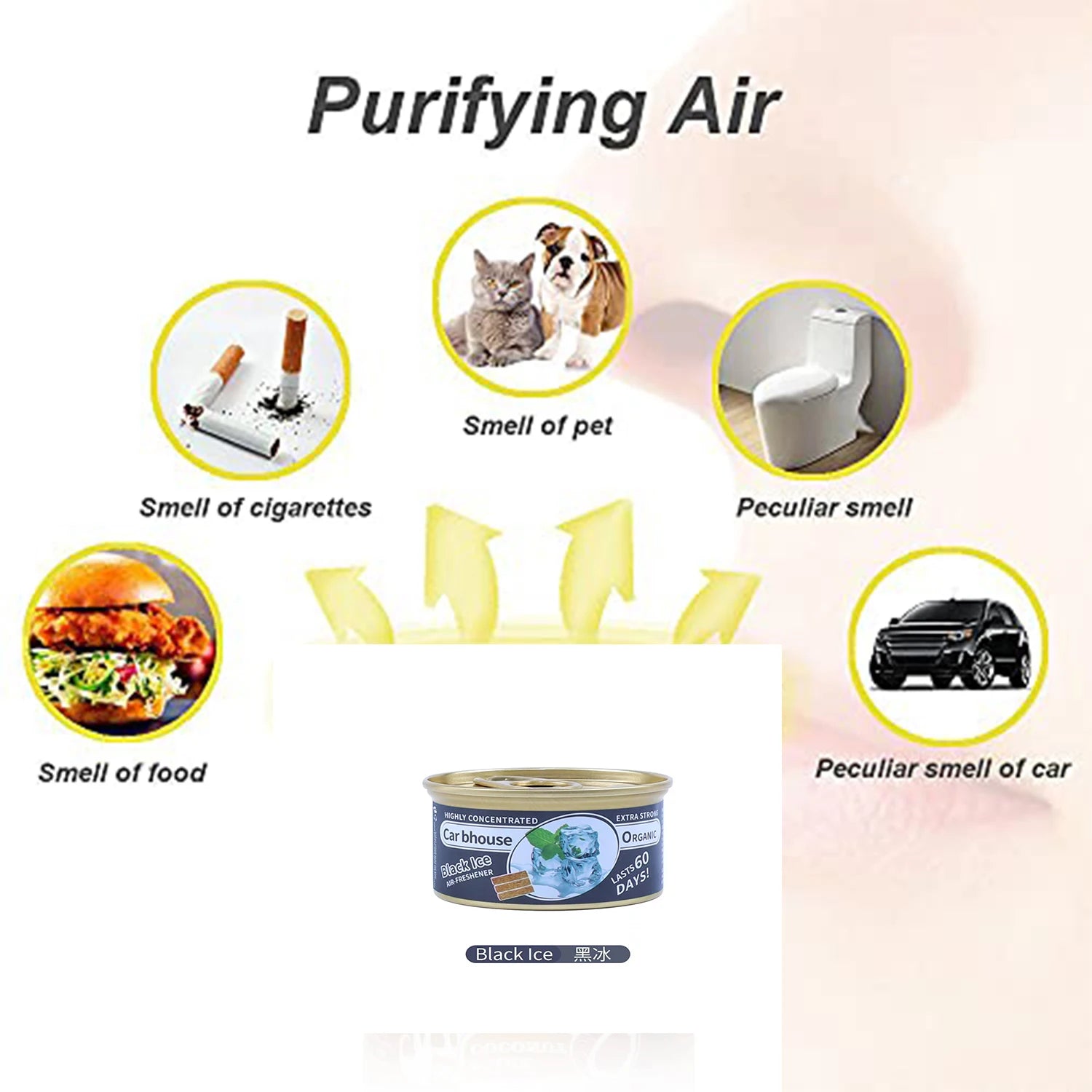Organic Wood Air Freshener Can