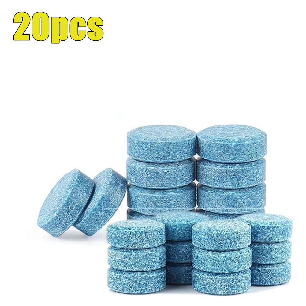 Windscreen Washer Tablets – Concentrated Glass Cleaner, 1 Tablet = 4L