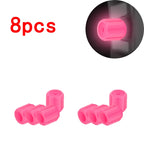 Universal Glow-in-the-Dark Tire Valve Caps