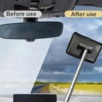 Telescopic Windscreen Cleaning Tool – Inside Glass Cleaner with 4 Microfiber Pads