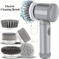 Cordless Spin Scrubber – Rechargeable Cleaning Brush with 5 Heads