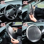 Reflective Steering Wheel Sun Protector