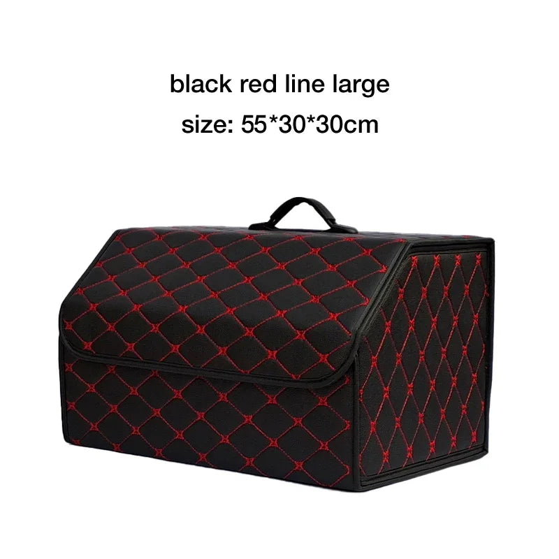 Large Trunk Organiser Box – Multi-Compartment with Lid