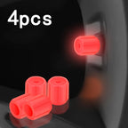 Universal Glow-in-the-Dark Tire Valve Caps