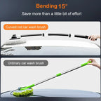 Telescopic Car Wash Mop – Soft Chenille Head with Extendable Handle