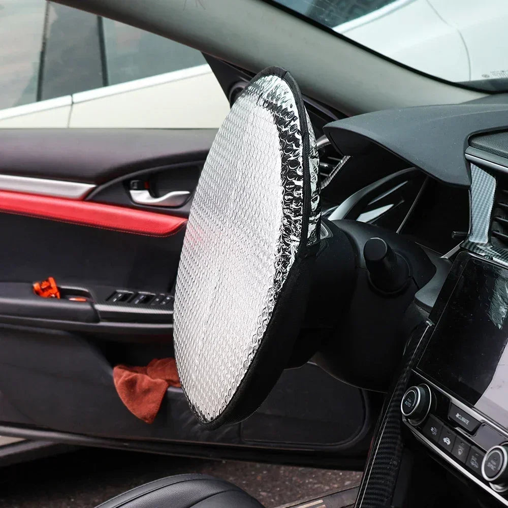 Reflective Steering Wheel Sun Protector