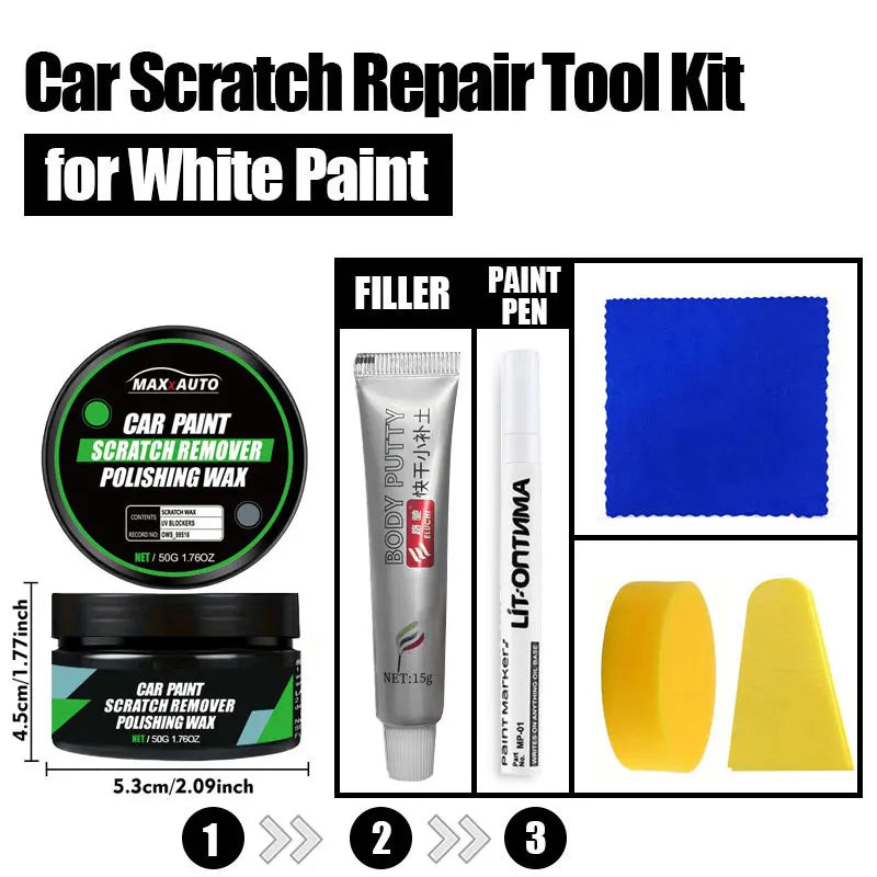 Car Scratch Remover Paste – Swirl & Light Scratch Repair Polish