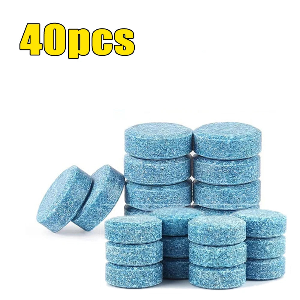 Windscreen Washer Tablets – Concentrated Glass Cleaner, 1 Tablet = 4L