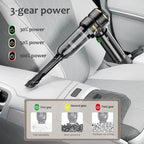 Cordless Car Vacuum – Brushless Handheld Vacuum with HEPA Filter & Attachments
