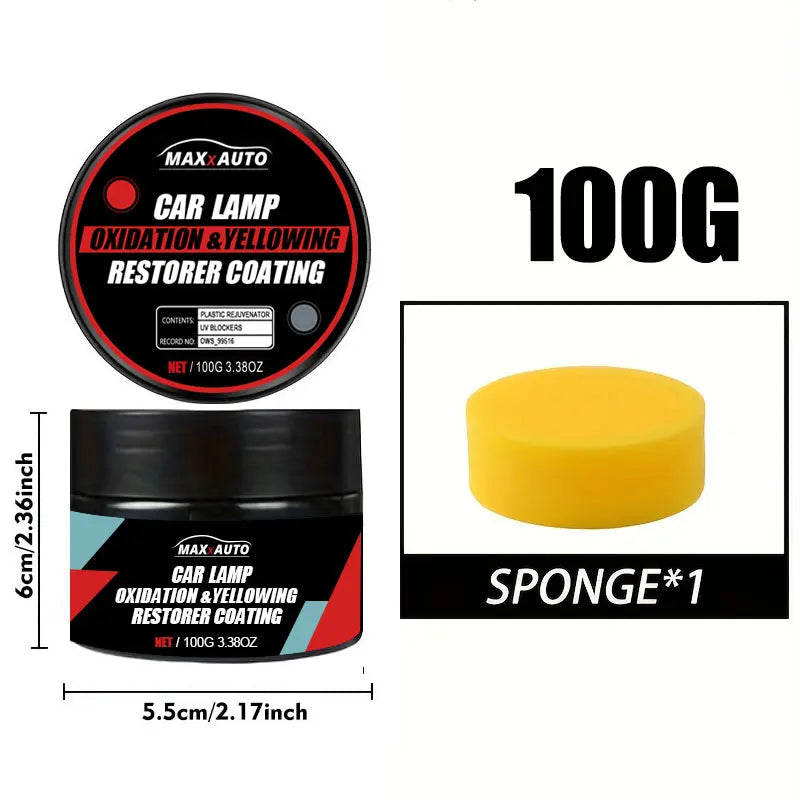 Headlight Restoration Kit – Oxidation Remover & Polish Paste