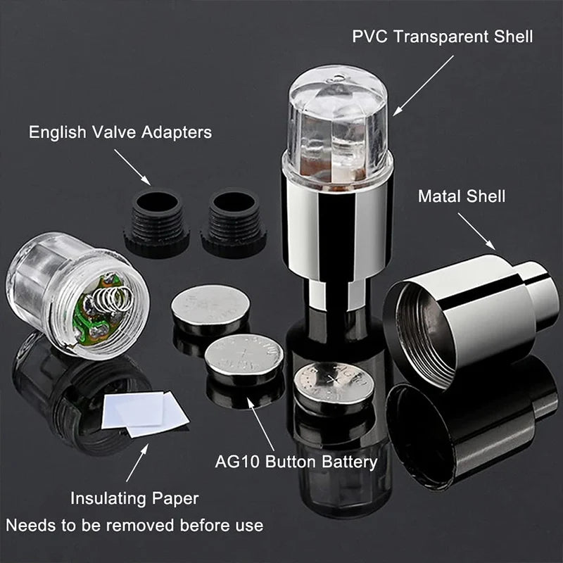 LED Wheel Valve Lights (Motion Activated)