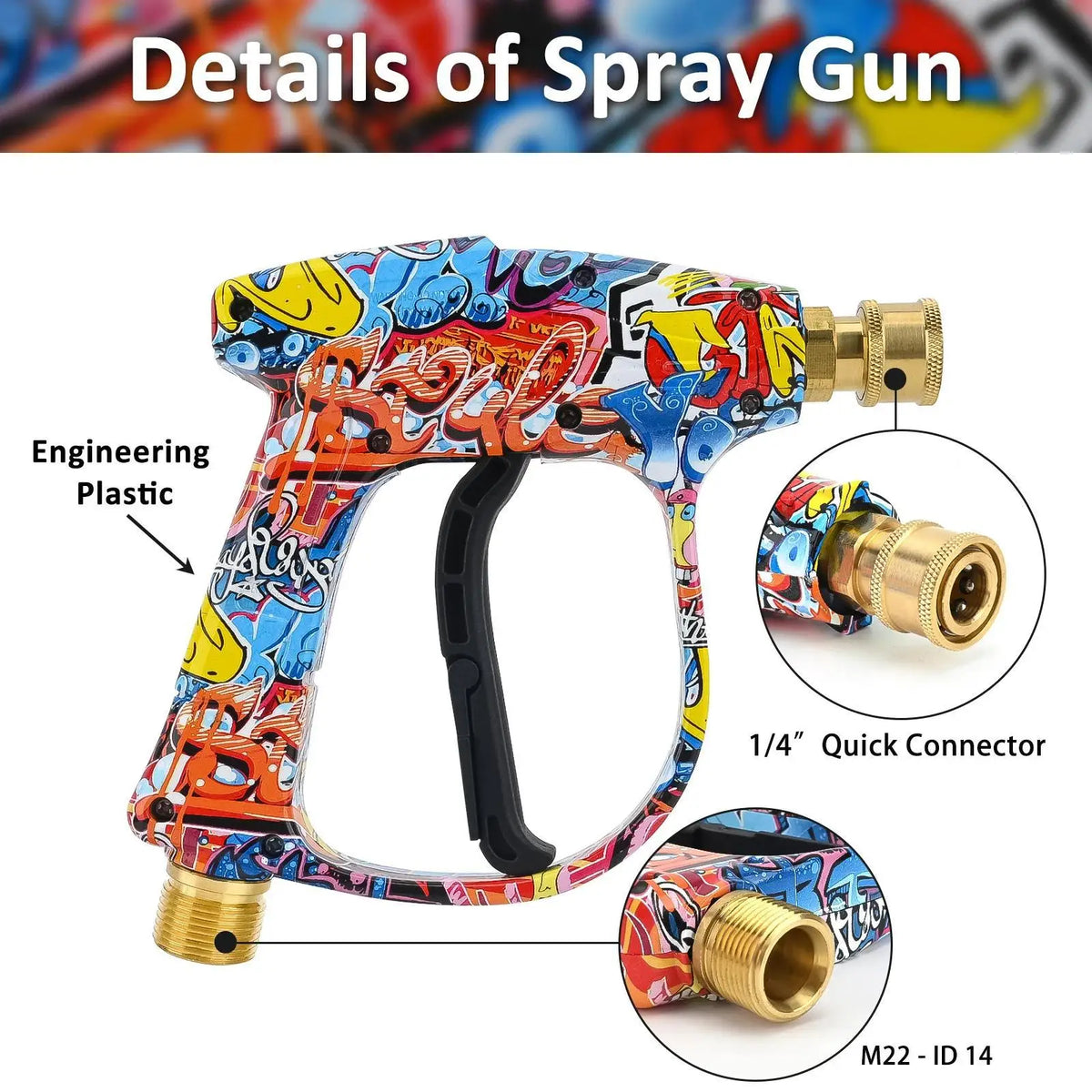 Pressure Washer Spray Gun & Foam Cannon Kit – Kärcher K2–K7 Compatible