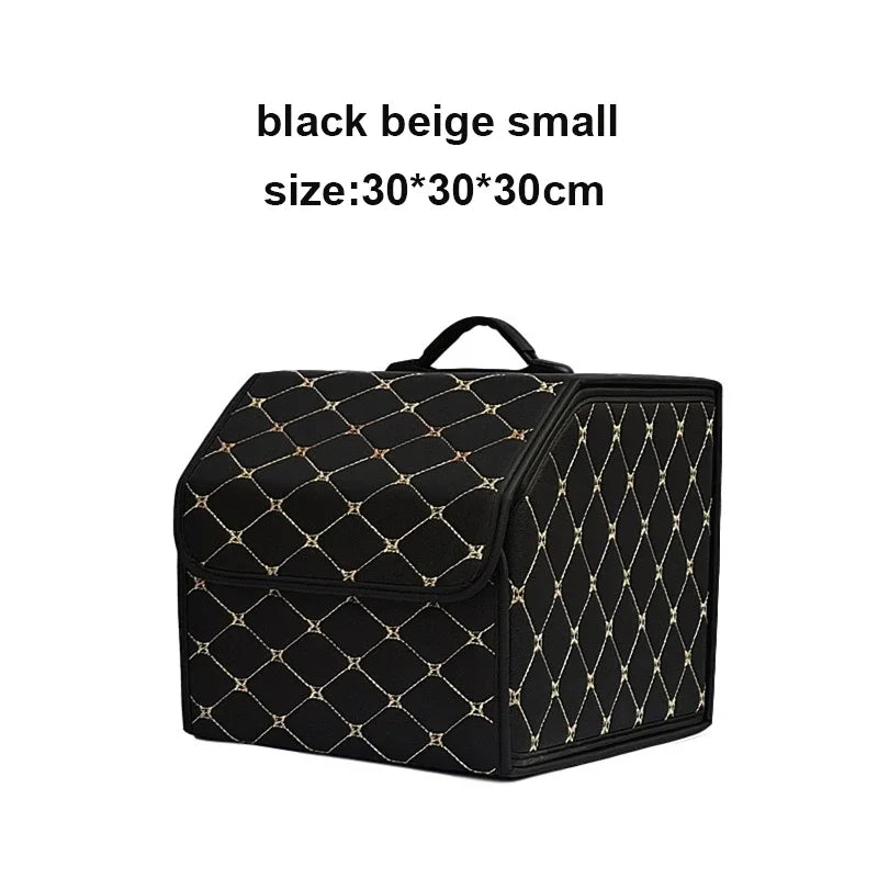 Large Trunk Organiser Box – Multi-Compartment with Lid