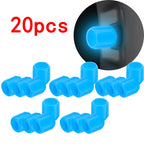 Universal Glow-in-the-Dark Tire Valve Caps
