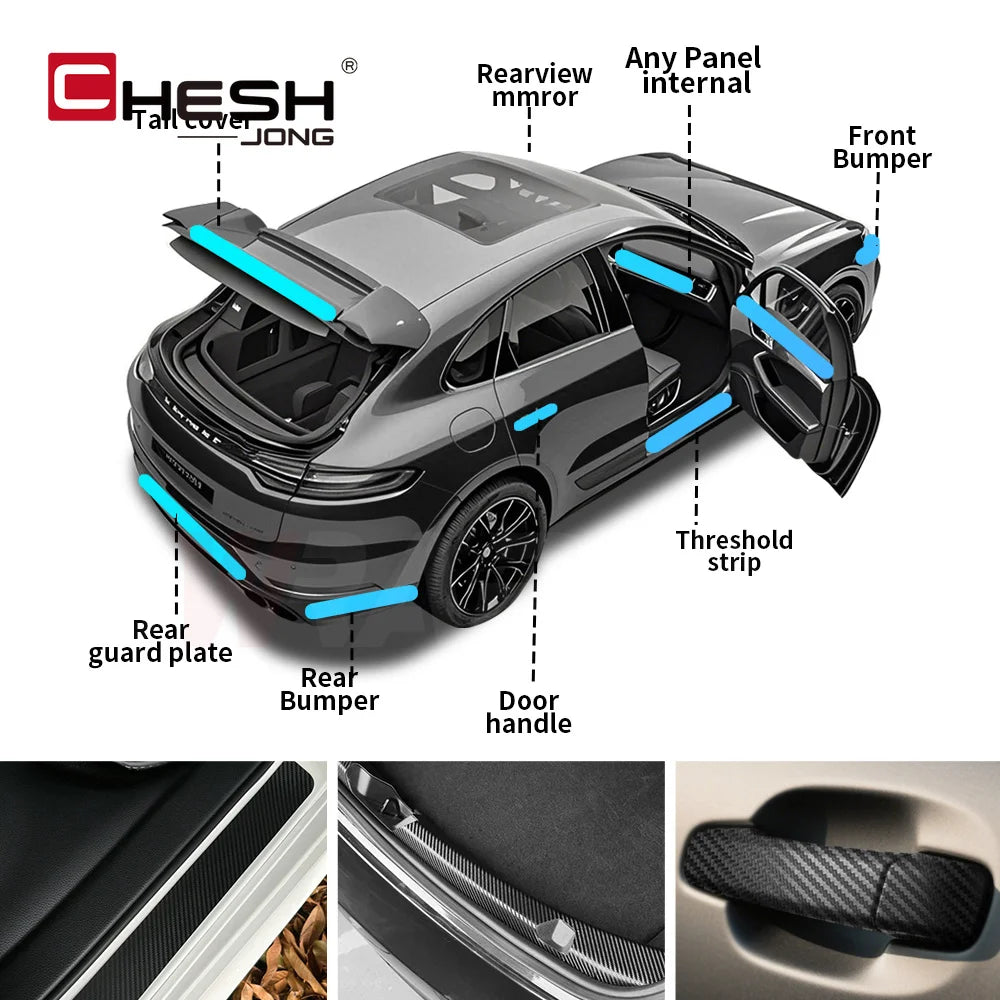 3D Carbon Fibre Wrap – Self-Adhesive Styling Film