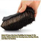 Horsehair Leather Cleaning Brush – Soft Interior Detailing Brush