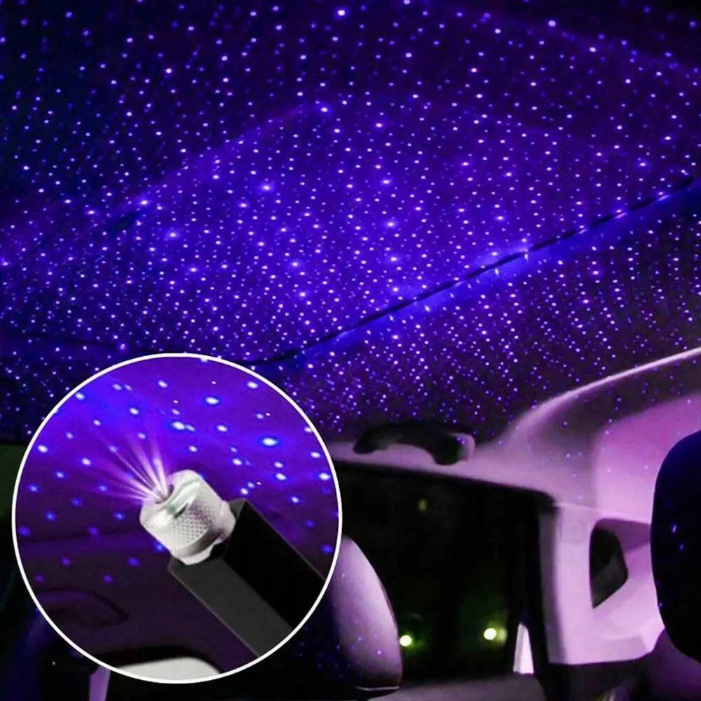 Star Projector Roof Light – USB Galaxy Night Ambience
