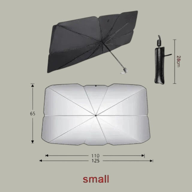 Car Sunshade Umbrella – Foldable Windshield Sun Protector | UV & Heat Protection