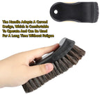 Horsehair Leather Cleaning Brush – Soft Interior Detailing Brush