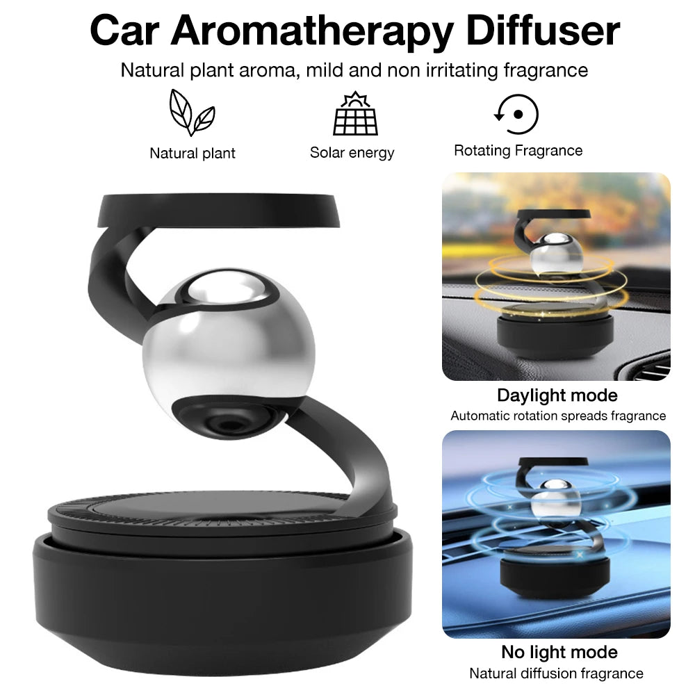 Solar rotating aroma diffuser product overview