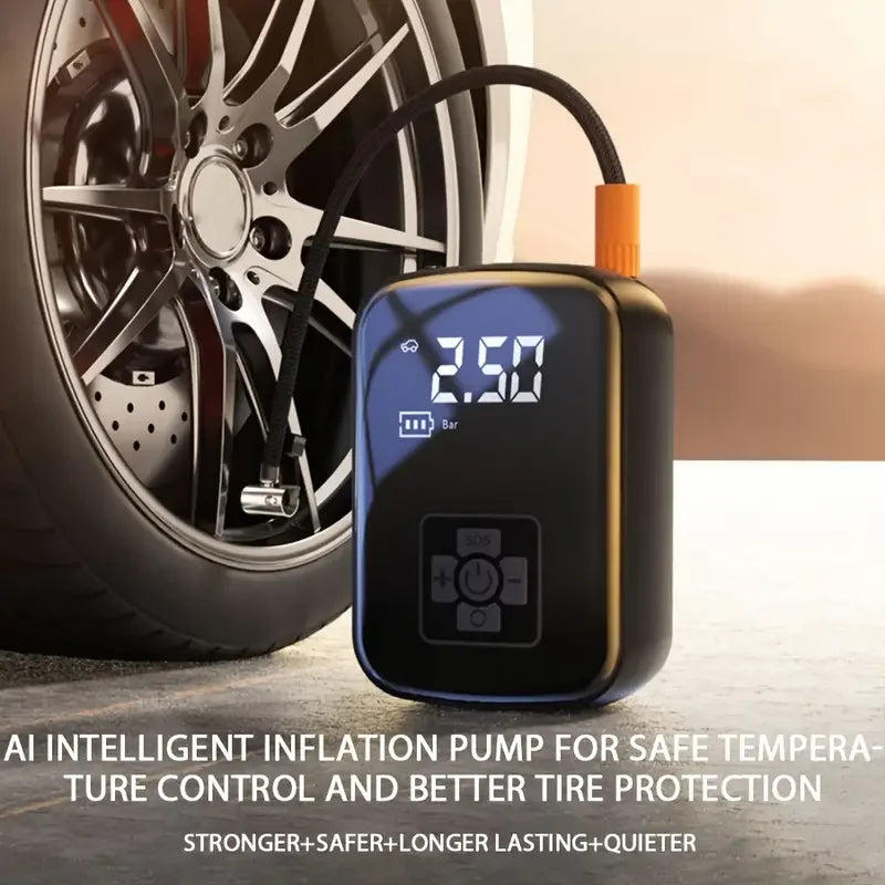 Cordless Tyre Inflator – Wireless Air Compressor Pump