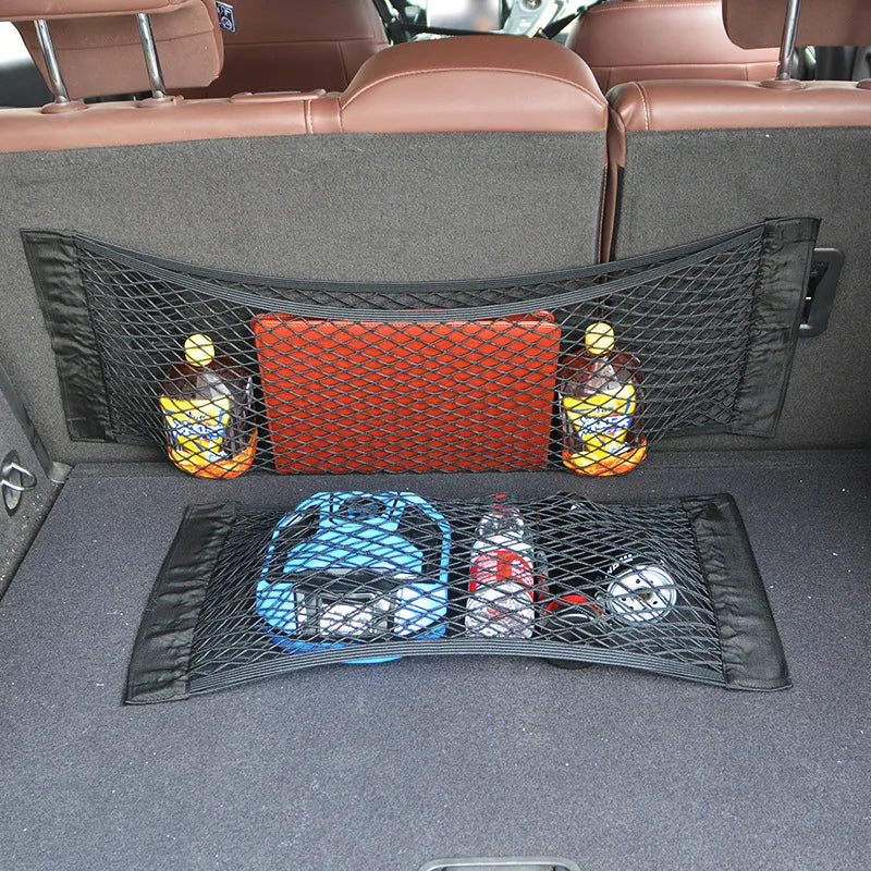 Seat Back Cargo Net – Elastic Mesh Organiser with Straps