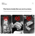 Car Trash Can with Lid – Hanging Storage Bin for Car Interior