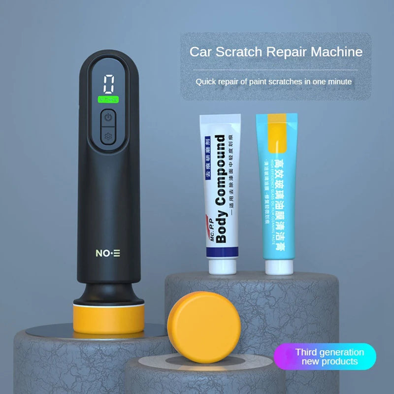 Cordless Car Polisher – 3-in-1 Wireless Polishing, Waxing & Sanding Machine
