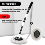 Telescopic Car Wash Mop – Soft Chenille Head with Extendable Handle