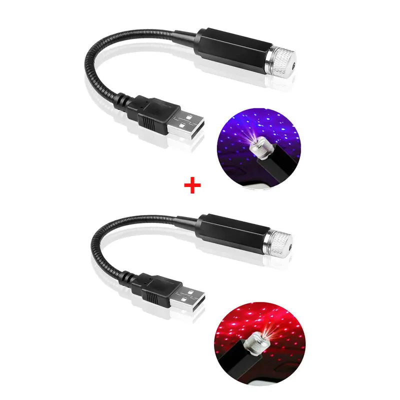 Star Projector Roof Light – USB Galaxy Night Ambience